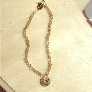 Energy Muse Angel Quartz Necklace